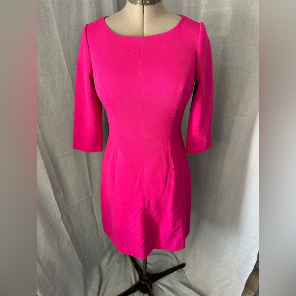 Vince Camuto Fuchsia Long Sleeve Dress